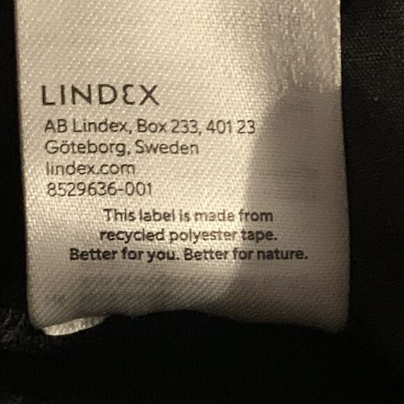 Lindex Betty Jeans Women's Size 8 Cotton Straight Leg Size 10 Black High Rise - Picture 14 of 14